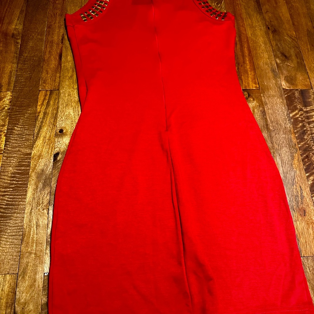 Party Dress red and gold Hera size medium Brand new with tags - Picture 9 of 9